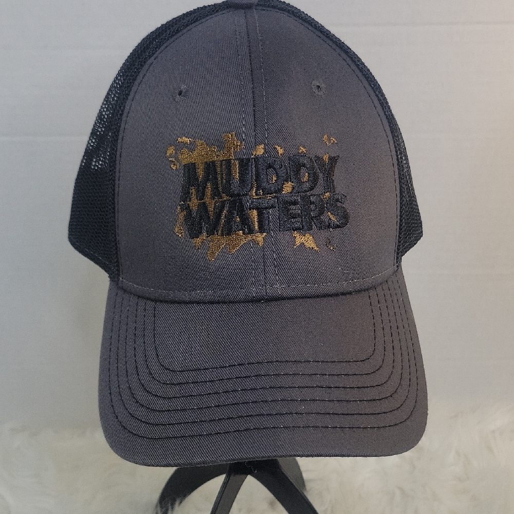 OTTO Black and Gold‎ Mesh Trucker Hat